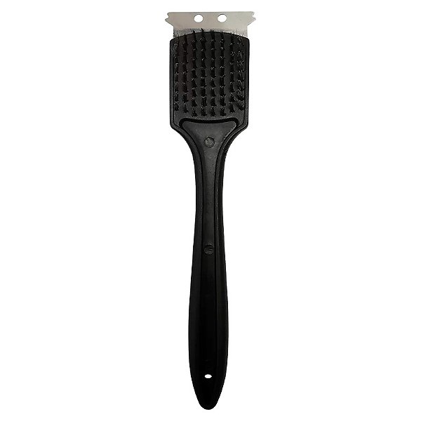 Escova Limpa Grelhas em Pp Cerdas em Aco Inox 33cm