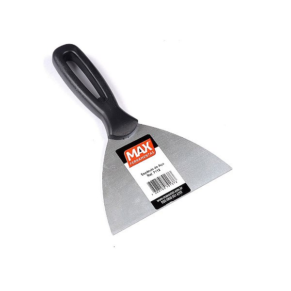 Espatula Aco Carbono Cabo Plastico 12cm