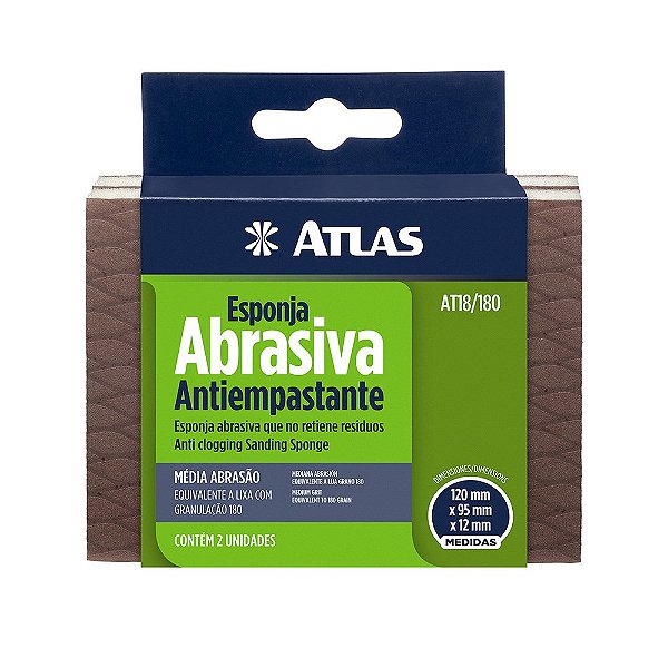 Esponja Abrasiva 120x95 Abrasao Alta Atlas