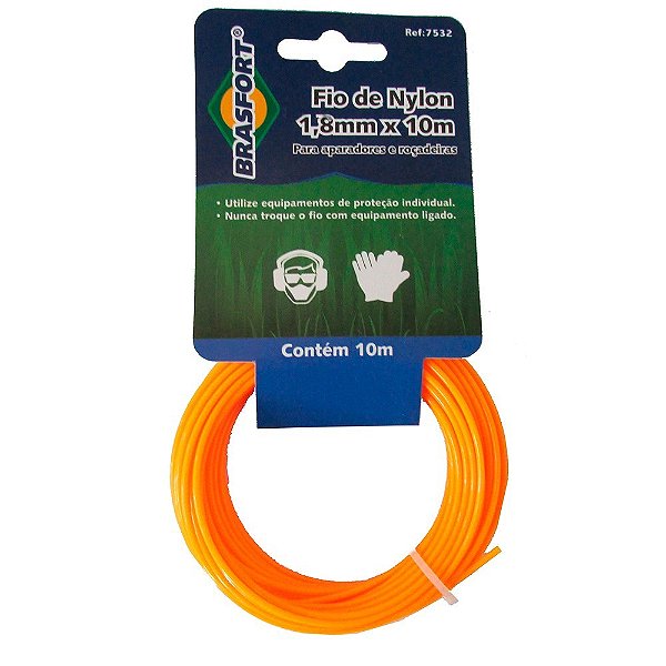 Fio Nylon Redondo 1,8mm 10m