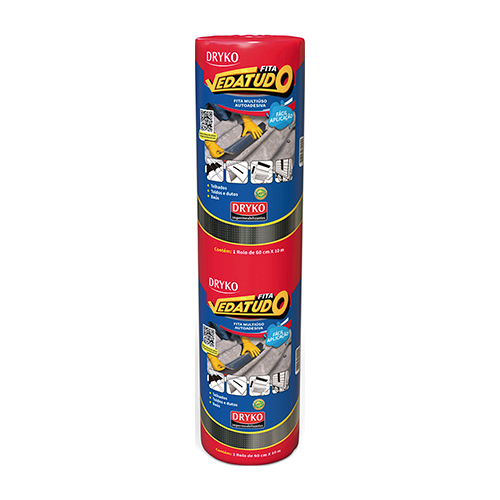Fita Asfaltica Aluminizada 45cm X 10m Vedatudo