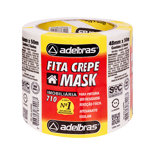 Fita Crepe 48mmx50mt Mask-crepe Aldelbras