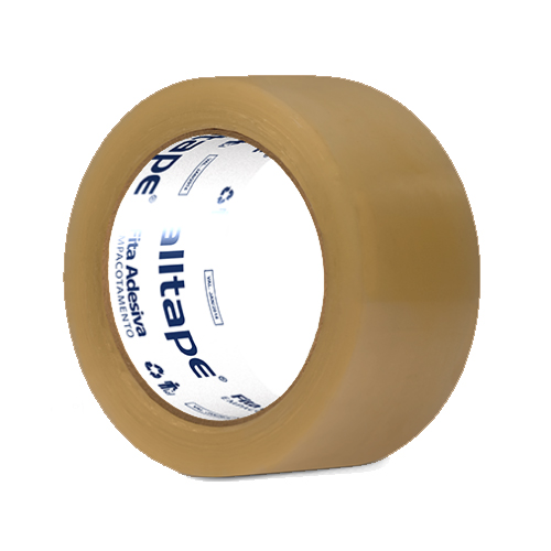 Fita Embal 48mm X 50m Marrom Alltape