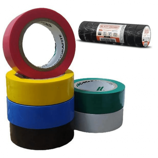 Fita Isolante 10m Vermelho 18mmx10m