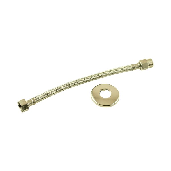 Flexivel Ligacao Inox Alta Pressao Q/f 1/2"x30cm