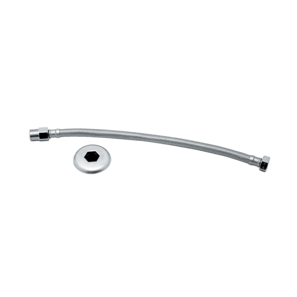Flexivel Ligacao Inox Alta Pressao Q/f 1/2"x40cm