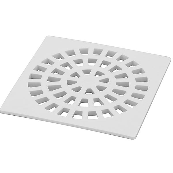 Grelha Quadrada 150mm Branca Herc