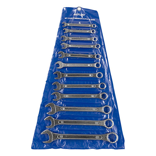Jogo Chave Combinad 6 a 22mm 12 Pcs Eda