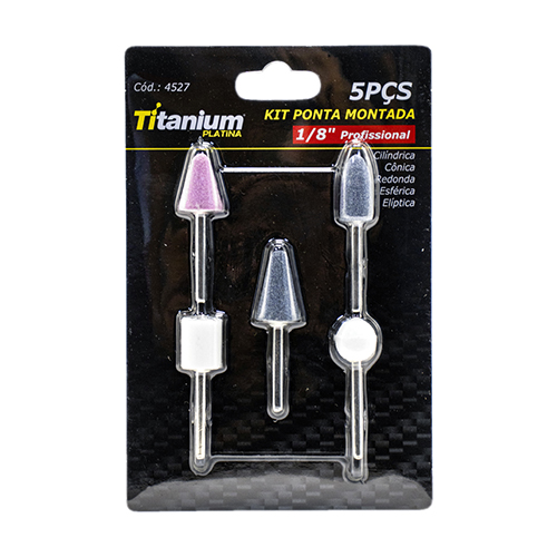 Jogo Ponta Montada C/ 5pcs 4527 Titanium