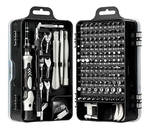 Kit Ferramentas Chaves de Precisao C/ 115 Pecas  Bs-115