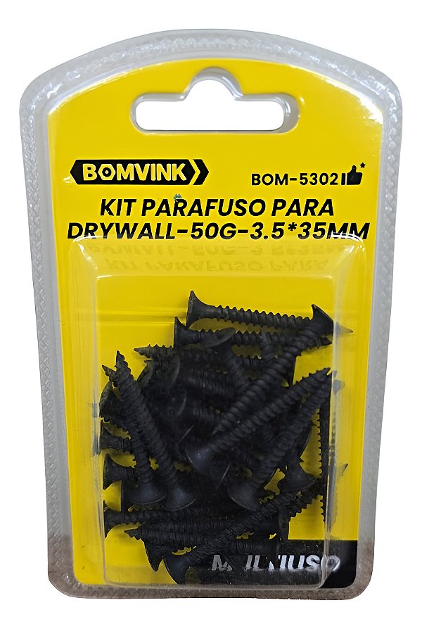 Kit Parafusos Drywall 3,5 X 35mm Bom-5302