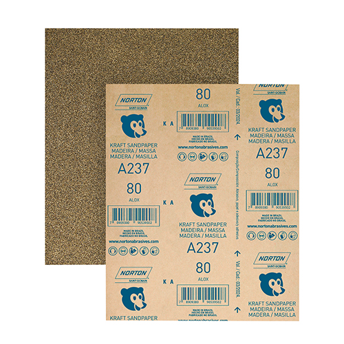 Lixa Folha Madeira 080 Norton