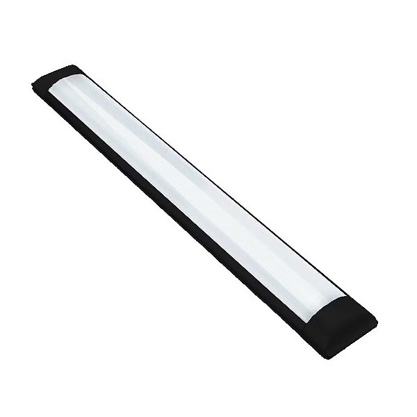 Luminaria Slim Flex 20w Preta 6000k