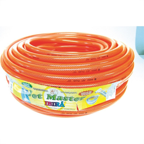 Mangueira Água 1/2 X 2mm Trançada Jetplus Laranja Ibira (Metro)