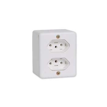 Modulo Sobrepor 2 Tomadas 10a 2p+t Ilumi