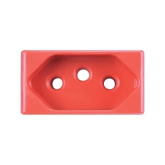 Modulo Tomada 20a S/placa Vermelho Liz/lux Tramontina