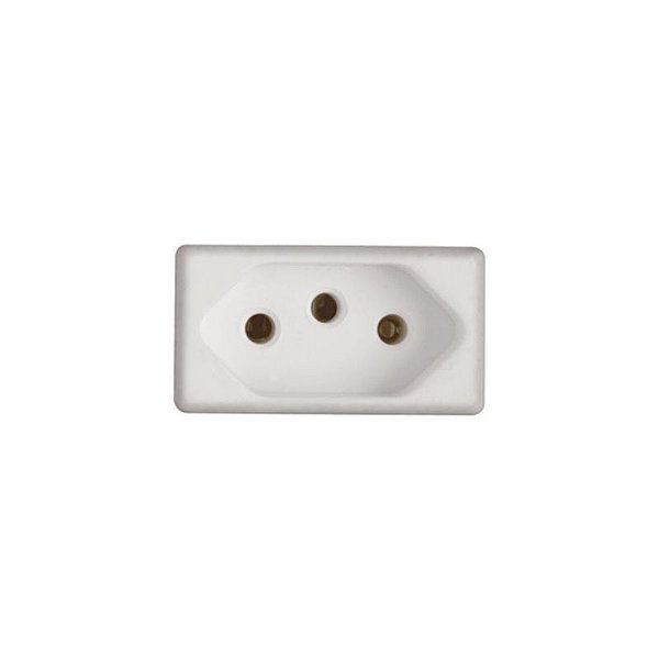 Modulo Tomada 2p+t 10a/250v Modular Liz Branca
