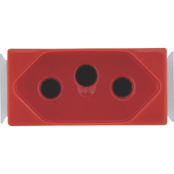 Modulo Tomada 2p+t 20a/250v Modular Aria Vermelha