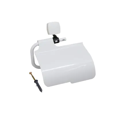 Papeleira C/ Protecao Branca Valeplast