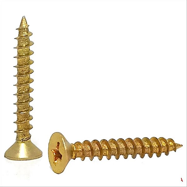 Parafuso Chipboard Chata Philips Bicromatizado 5,0x40mm (Cento)