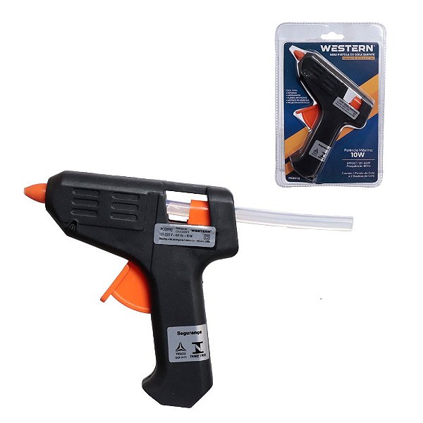 Pistola Cola Quente Silicone 10w Pequena Bivolt Western