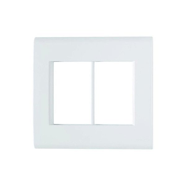 Placa/suporte 4x4 6 Postos Liz Branca