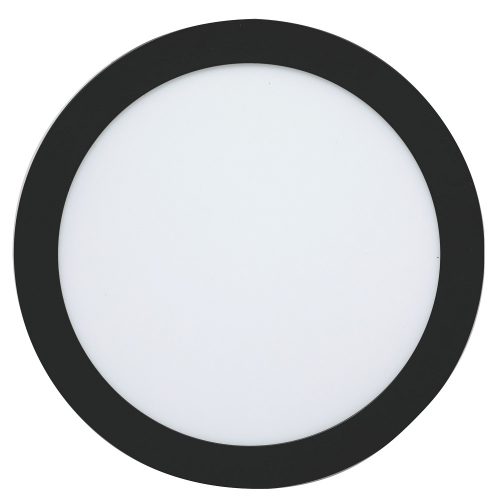 Plafon Embutir 25w Preto Redondo 6500k