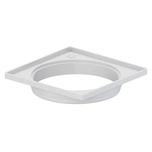 Porta Grelha Quadrada Prata 150mm Tigre