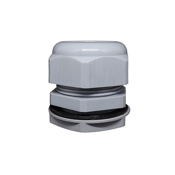 Prensa Cabo Nylon 1/2" Cinza Ip68