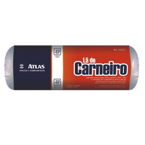 Rolo de La Carneiro 23cm 328/22 S/cabo Atlas