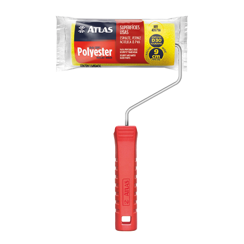 Rolo Espuma Amarelo 09cm 406/9a C/cabo Atlas