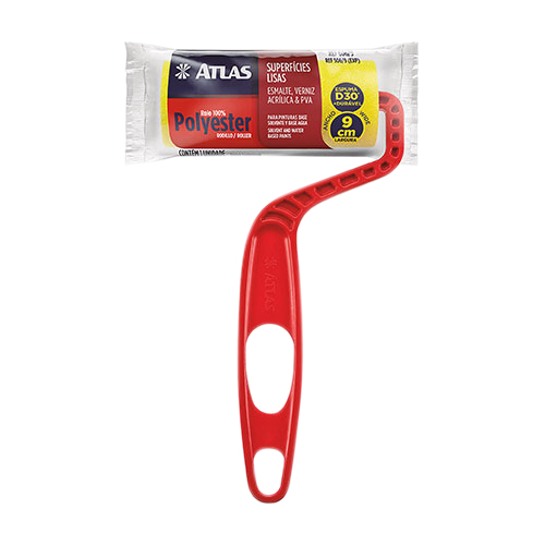 Rolo Espuma Poliester 09cm 606 C/cabo Atlas