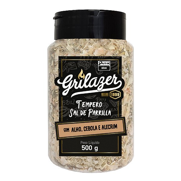 Sal para Parrilla com Cebola, Alho e Alecrim 500g