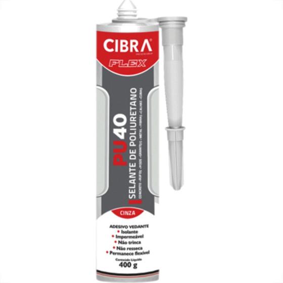 Selante Pu40 400g Cinza Cibra