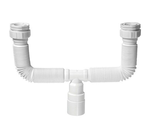 Sifao Sanfonado Duplo Extensivel Branco 0861 Krona