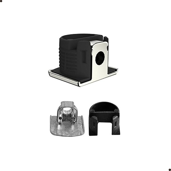 Suporte para Prateleira Embutir 18mm Niquelado Unit