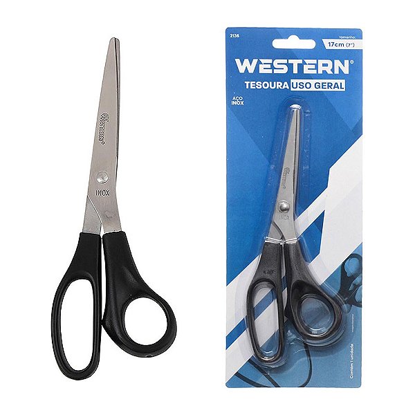 Tesoura Uso Geral 7" Western