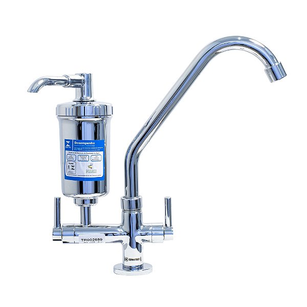 Torneira C/ Filtro Cozinha Mesa C/b.Mov.Sem Dir. 1/4V Alfa