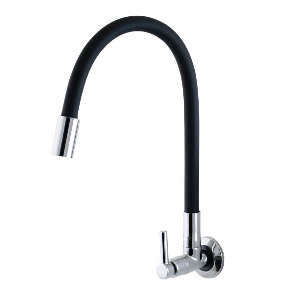 Torneira Cozinha Prd. B. Movel e Flex. 5/8" Black Vitacor 1/4v Alfa