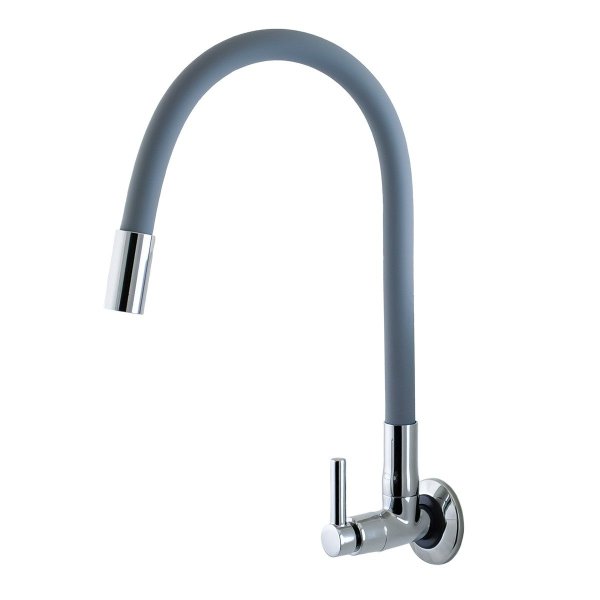 Torneira Cozinha Prd. B. Movel e Flex. 5/8" Grey Vitacor 1/4v Alfa