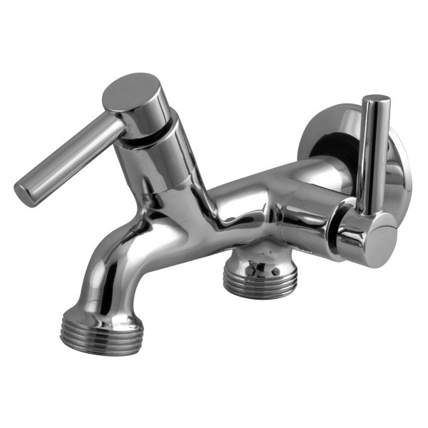 Torneira Tanque / Maquina Parede 130mm C/bico 1/4v Alfa