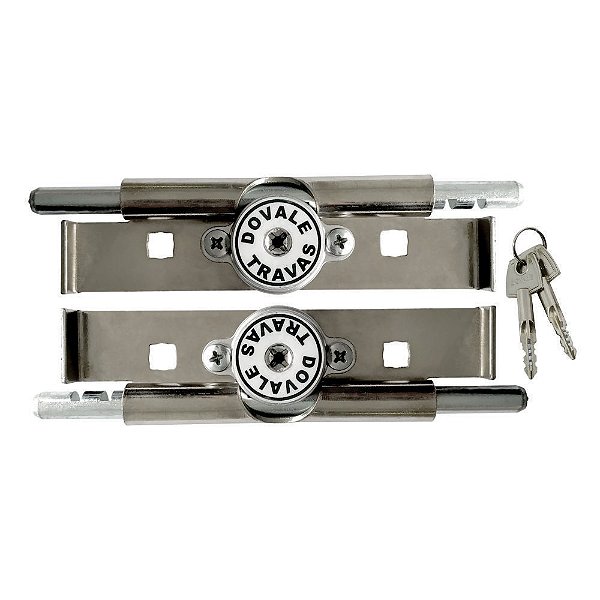 Trava P/ Porta Lateral Tetra 2 Chave Par