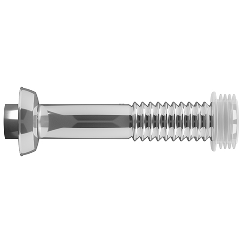 Tubo Ligacao Sanfonado Ajustavel Cromado Astra