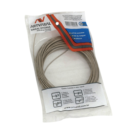 Varal de Aco Revestido 20mt