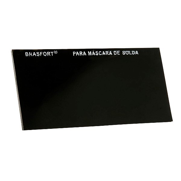 Vidro Retangular Escuro Mascara Solda 14  8075