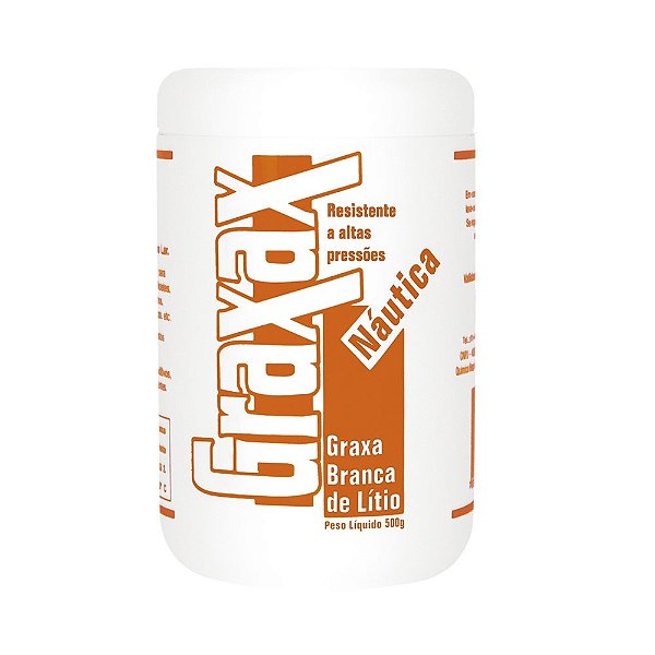 Graxa Litio Branca Nautica 150° 500g Garin
