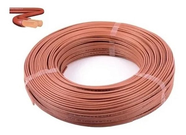 Fio Cabo Paralelo 2 X 1.5Mm Marrom Premium (Vendido por Metro)
