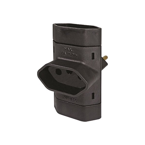 Pino 3 Saidas 2p+t Preto 345pr