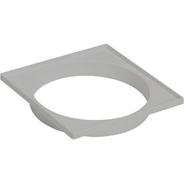 Porta Grelha Quadrada Cinza 10cm Amanco