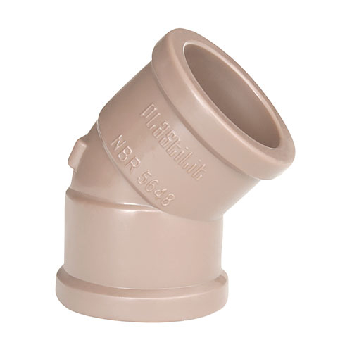 Joelho Soldavel 45 X 1/2 X Marrom Plastilit